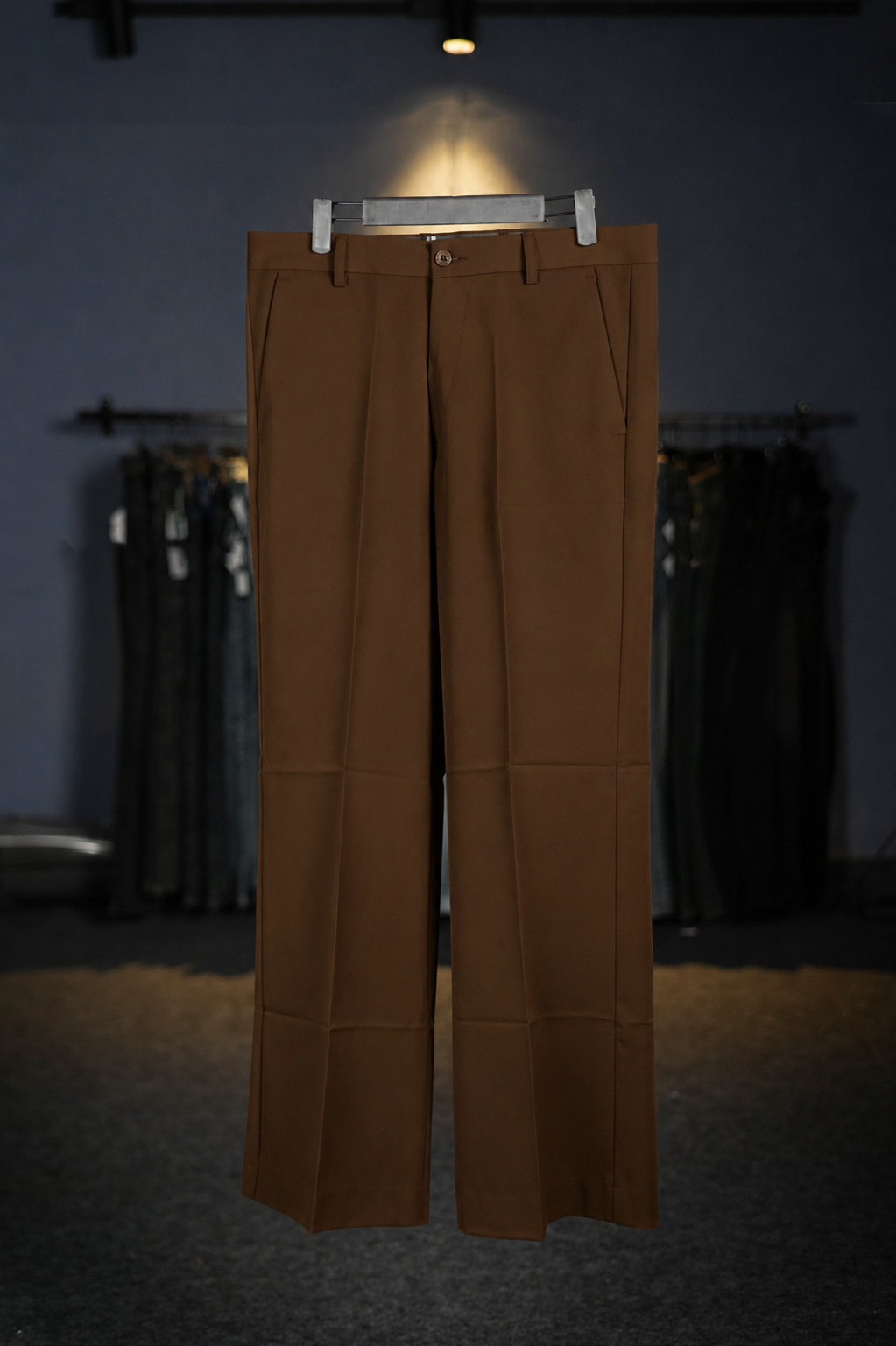 Brown Bootcut Pants