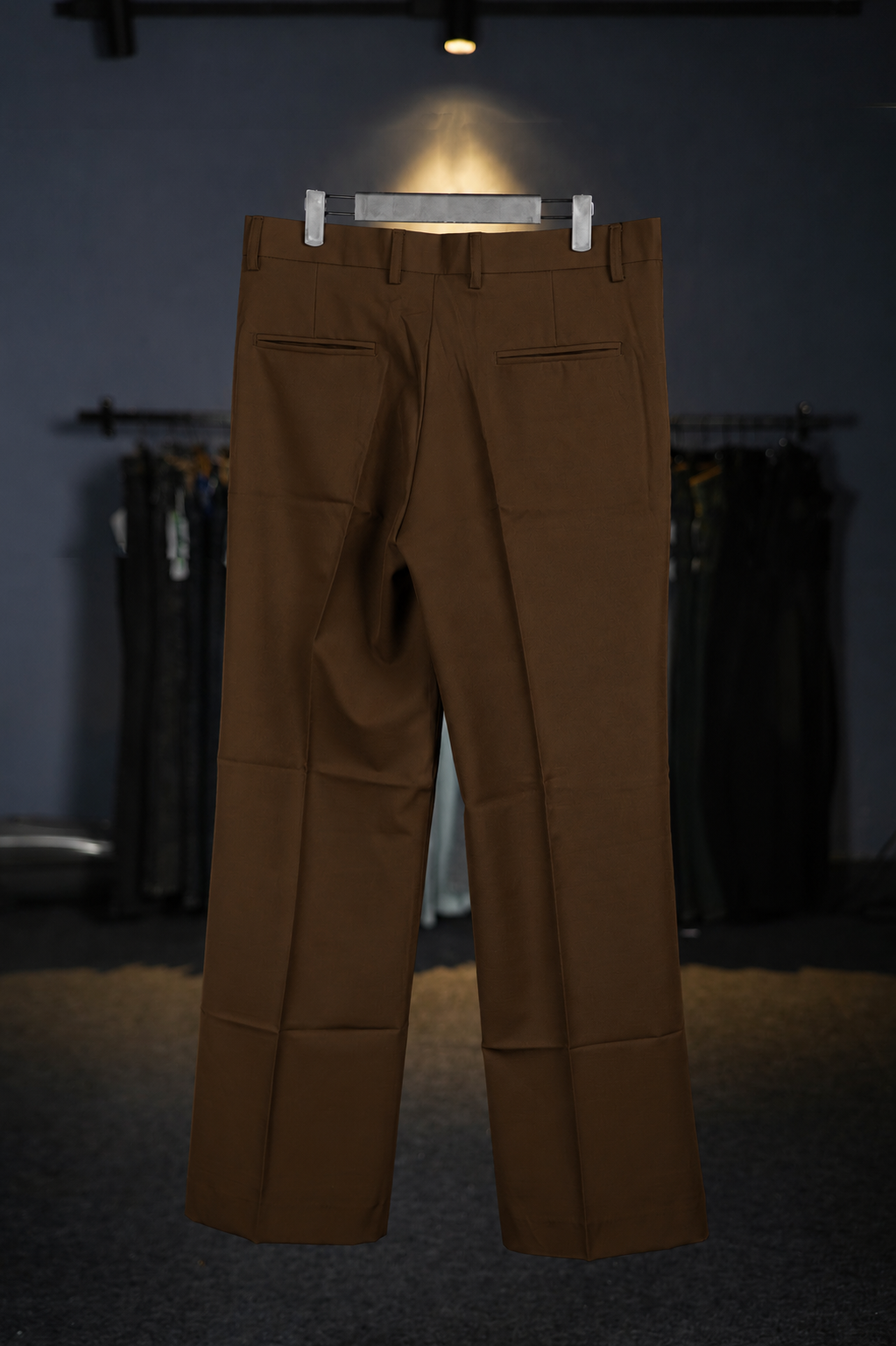 Brown Bootcut Pants