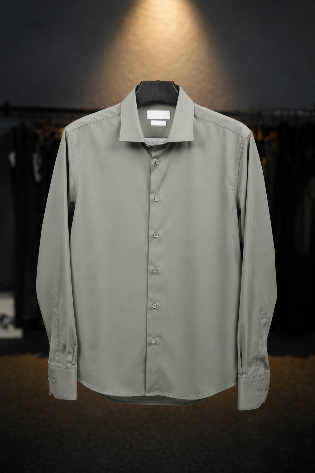 Sage Satin Shirt - Mint