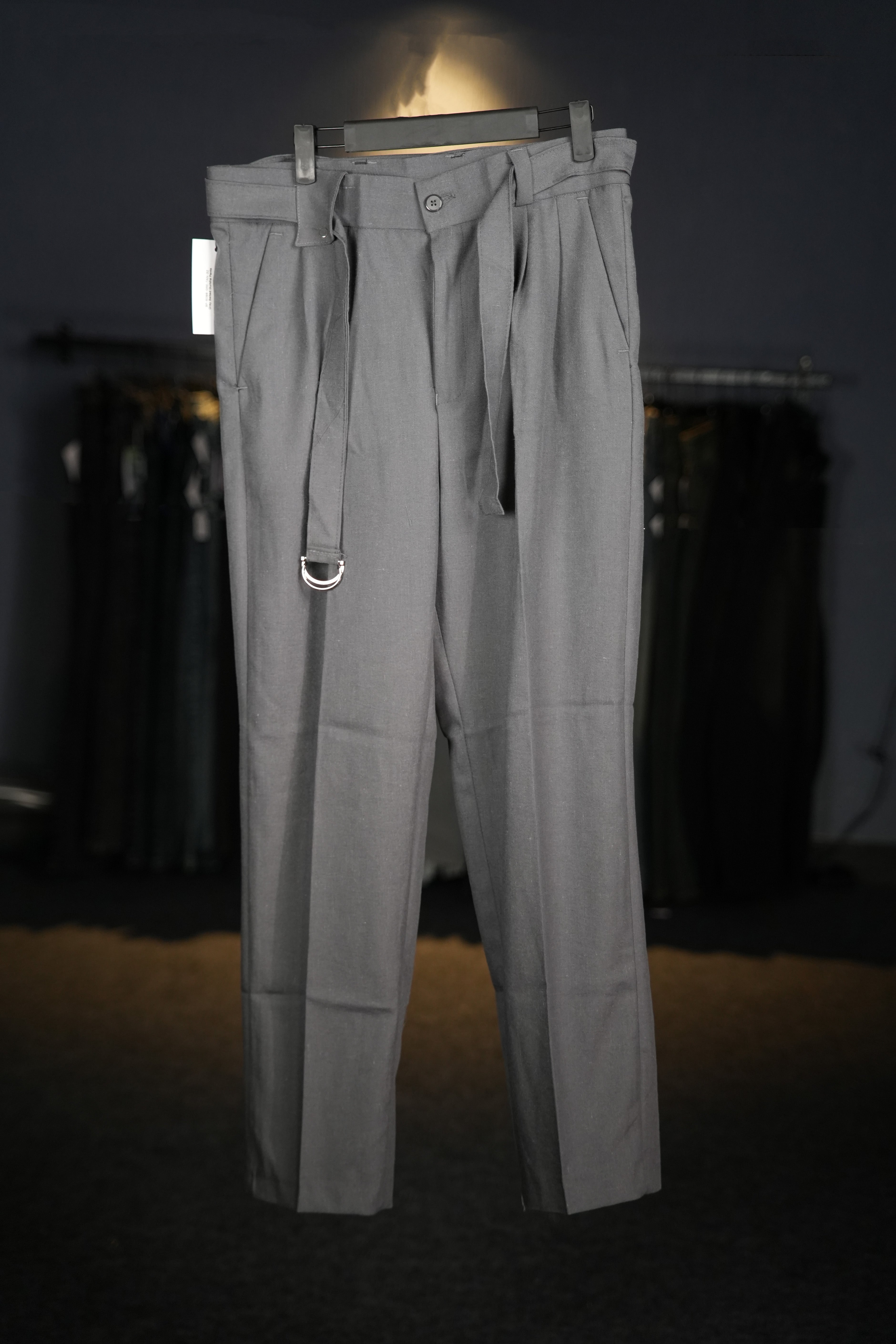 Grey Belted Gurkha Pants