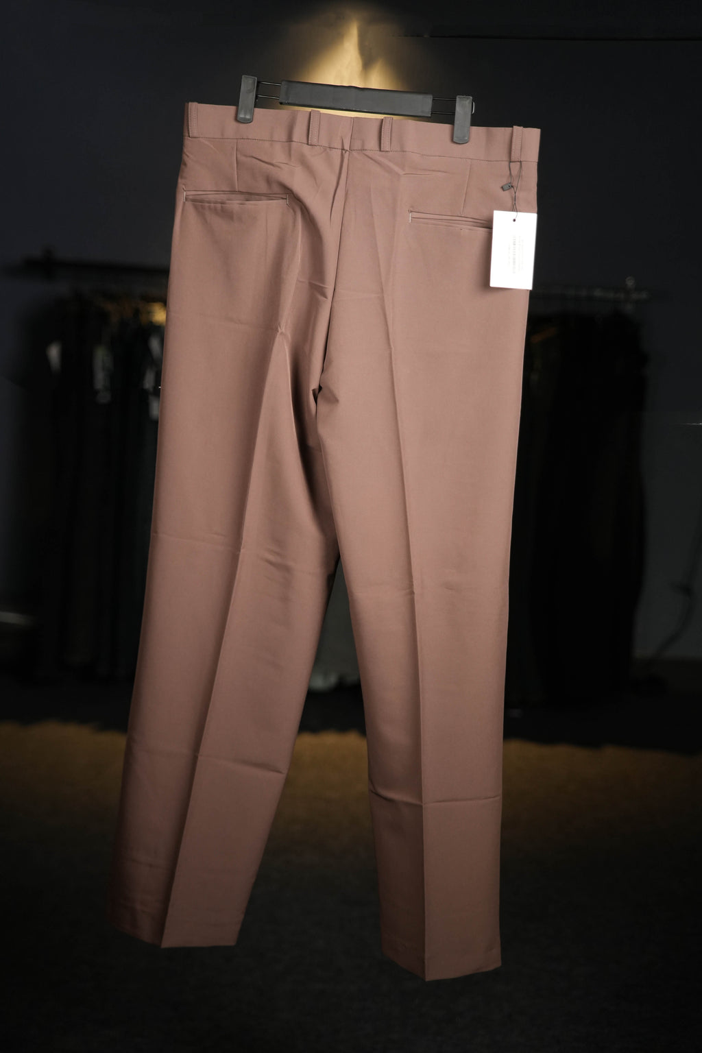 Stone Brown Double Pleated Pants