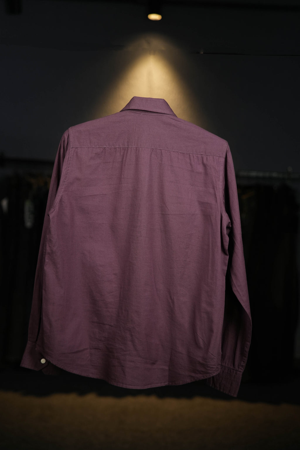 Maroon Linen Cotton Blended Shirt