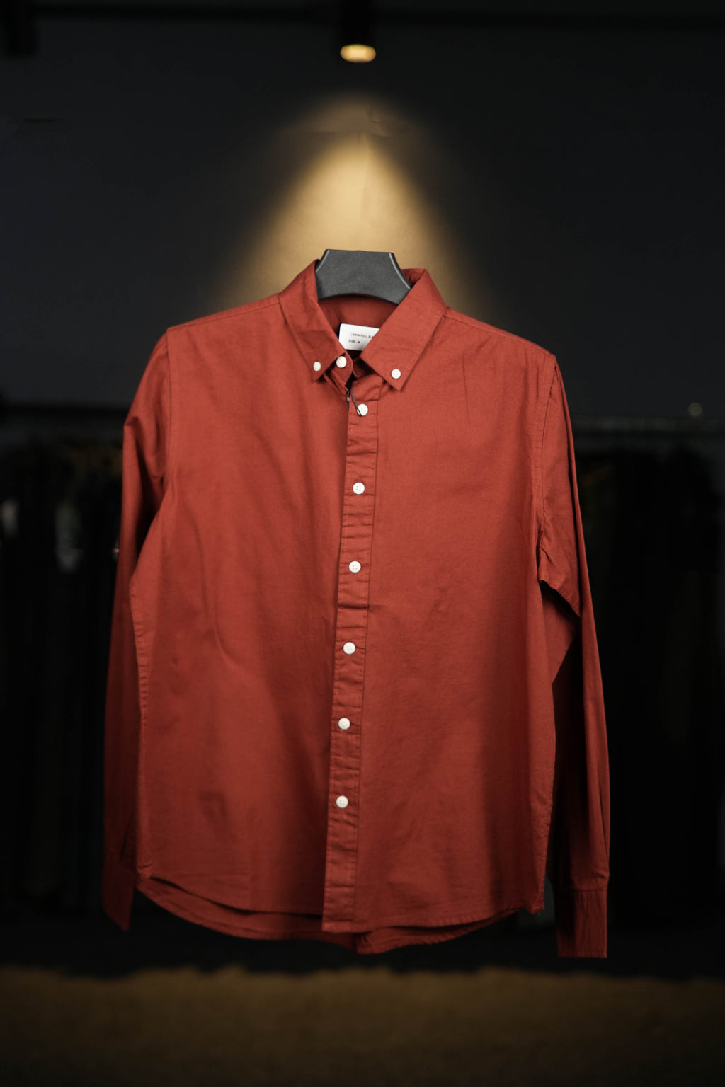 Copper Brown Linen Cotton Blended Shirt