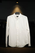 White Linen Cotton Blended Shirt