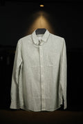 Green Striped Lenin Shirt