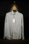 Blue Striped Lenin Shirt