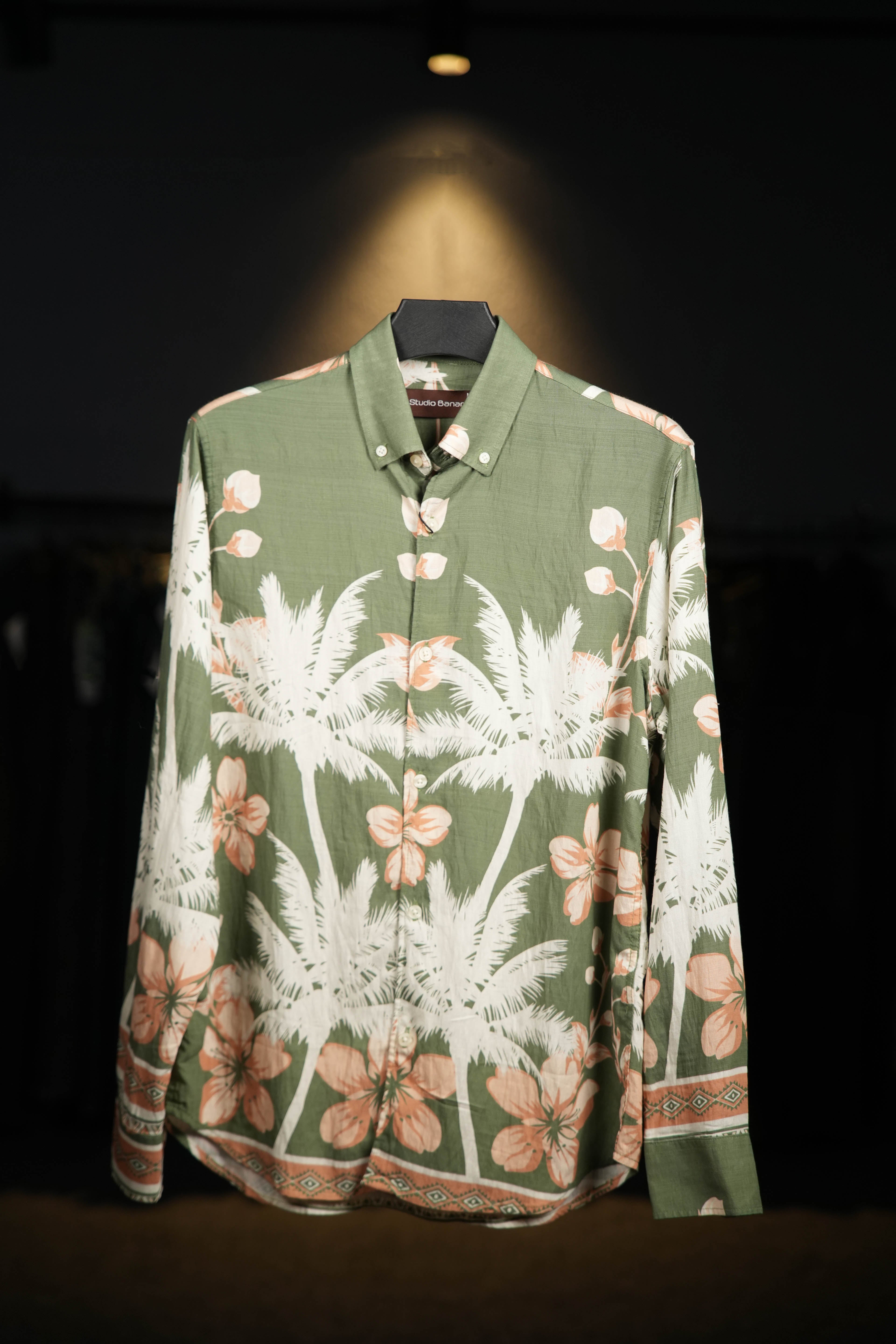 Green Viscose Shirt