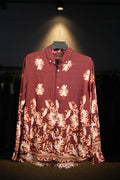 Maroon Viscose Shirt