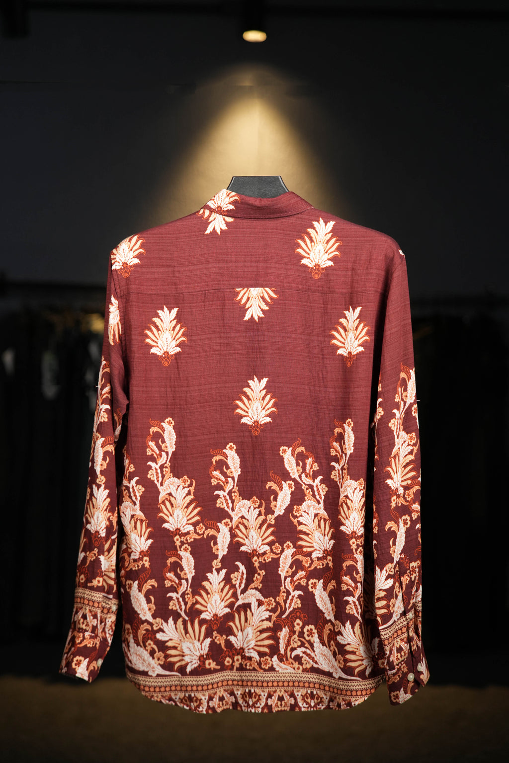 Maroon Viscose Shirt