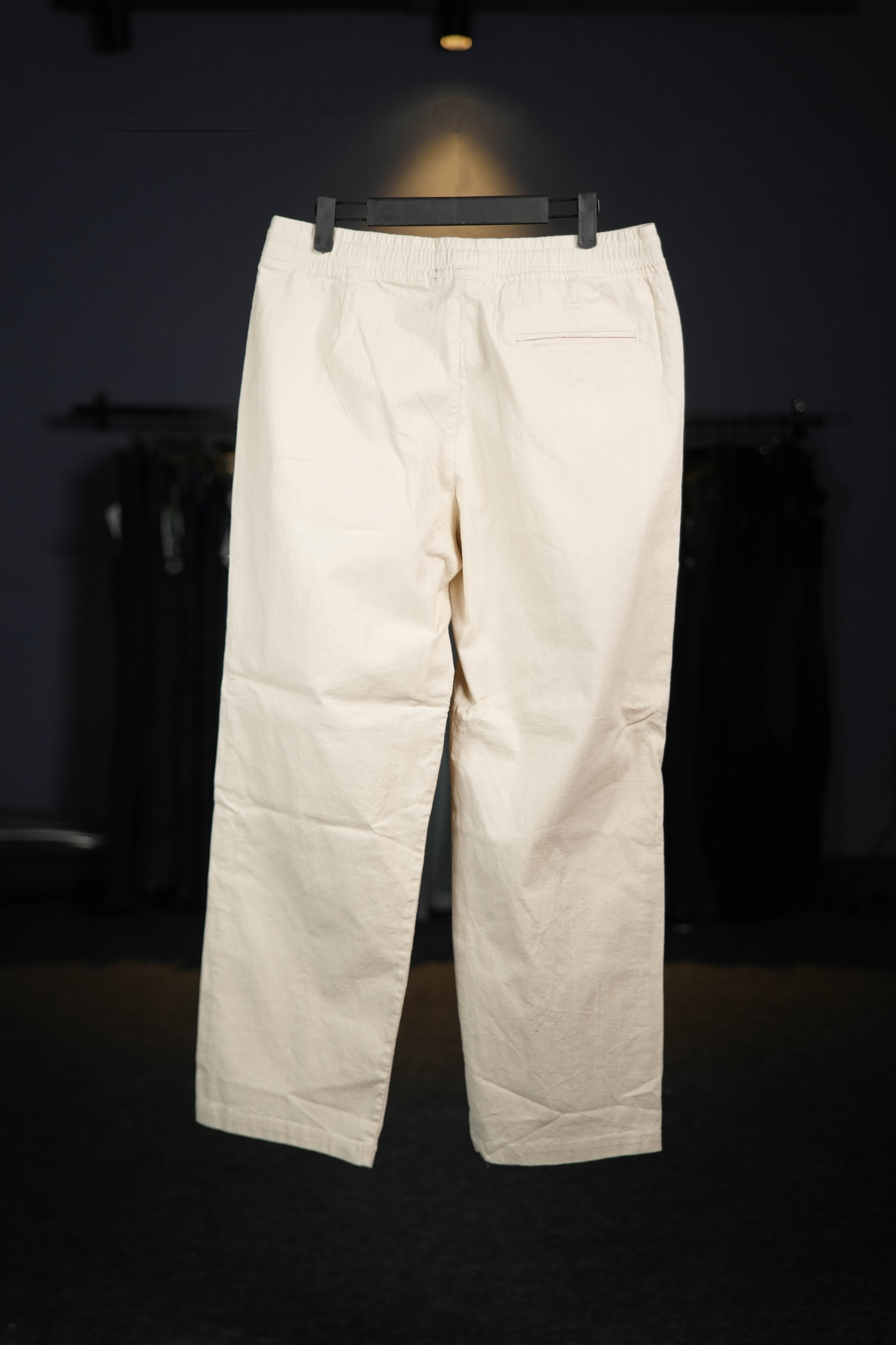Beige Lenin Pant
