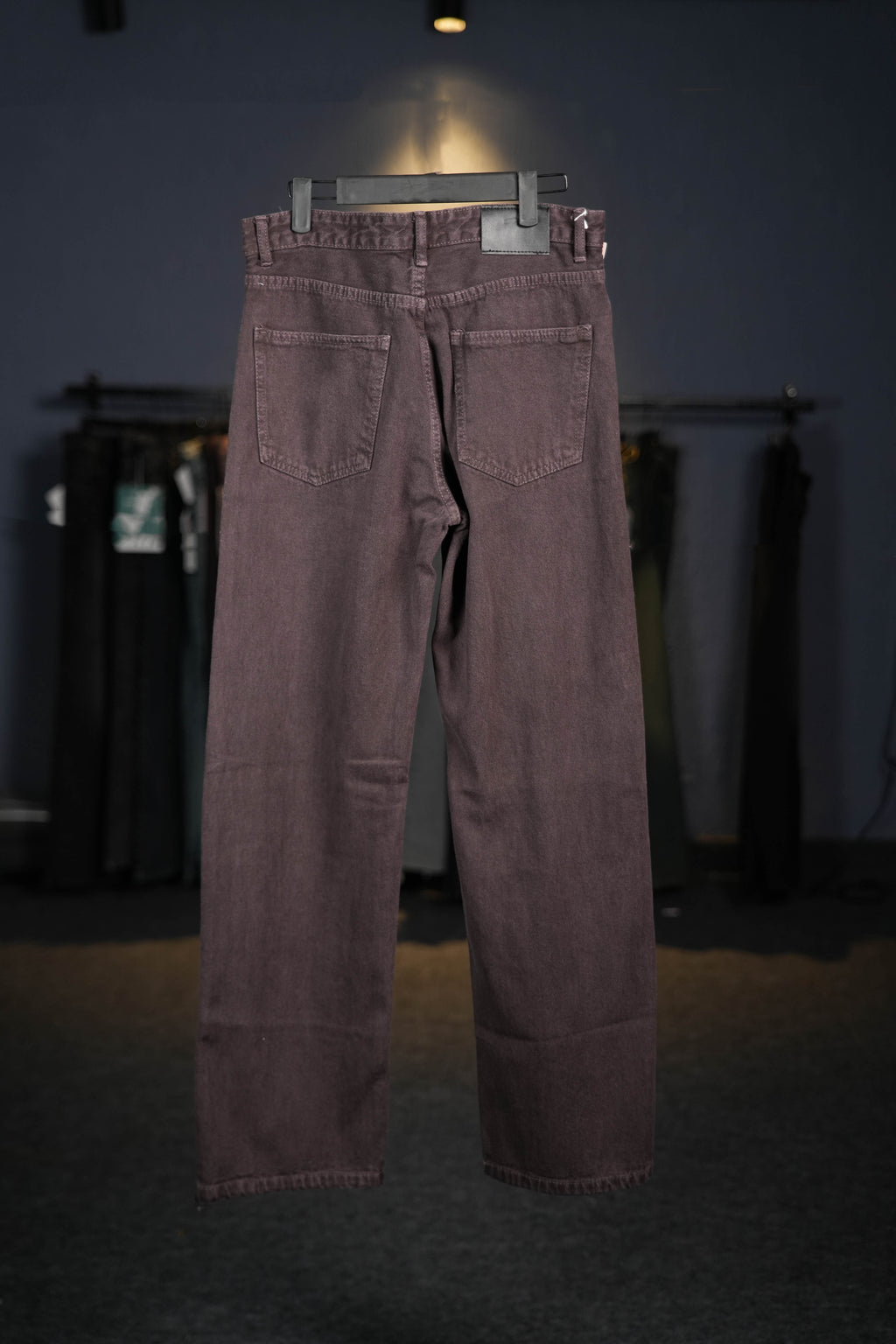 Brown Straight Fit Jeans