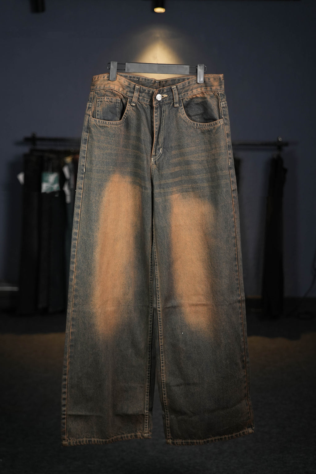 Vintage Brown Wide Leg Jeans