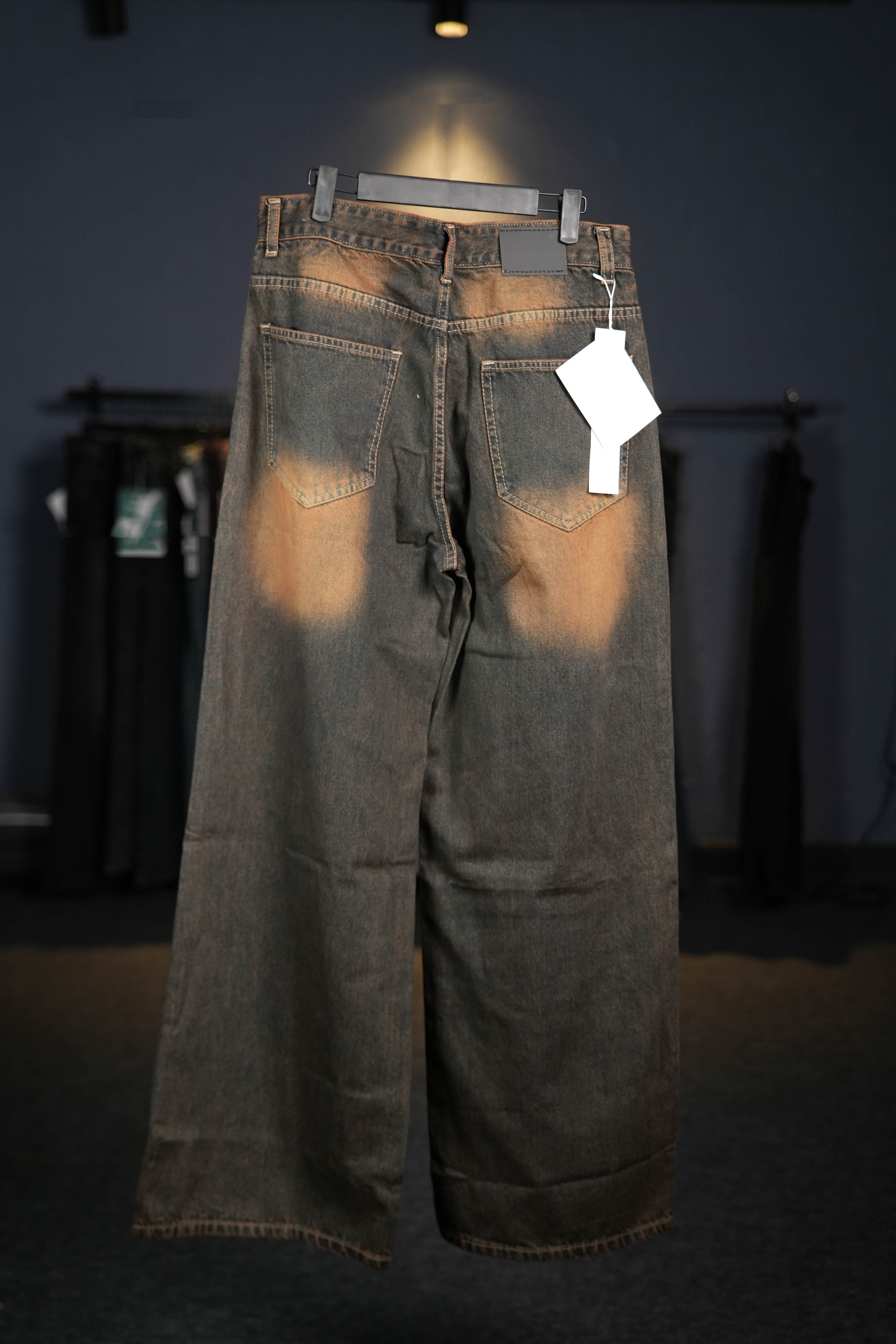 Vintage Brown Wide Leg Jeans