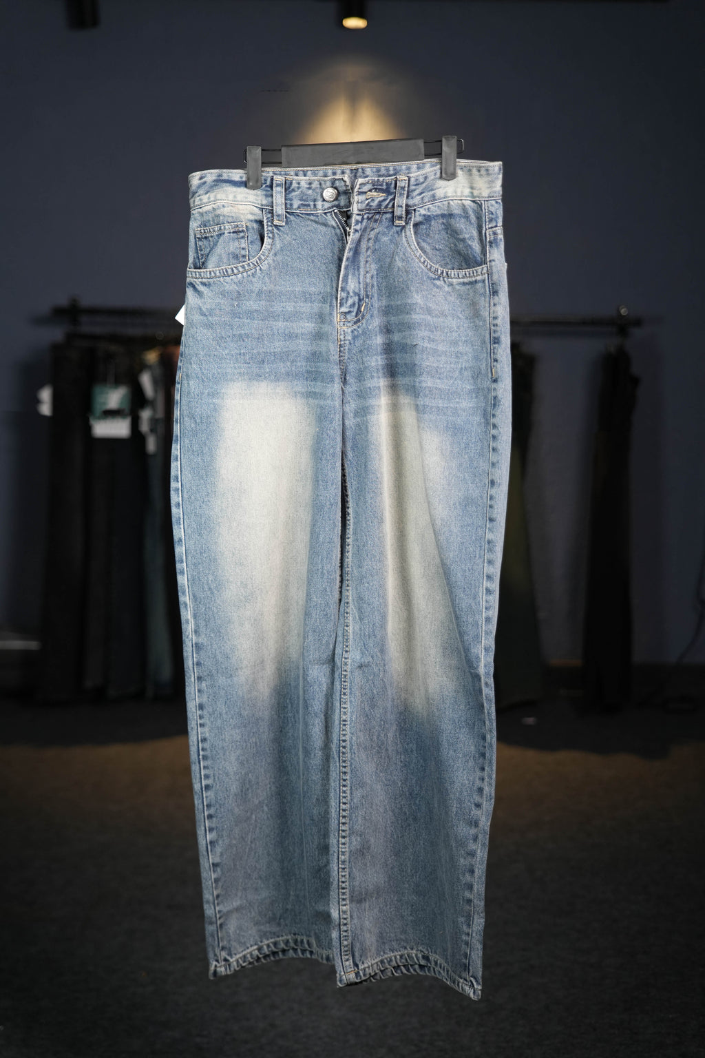 Vintage Blue Wide Leg Jeans