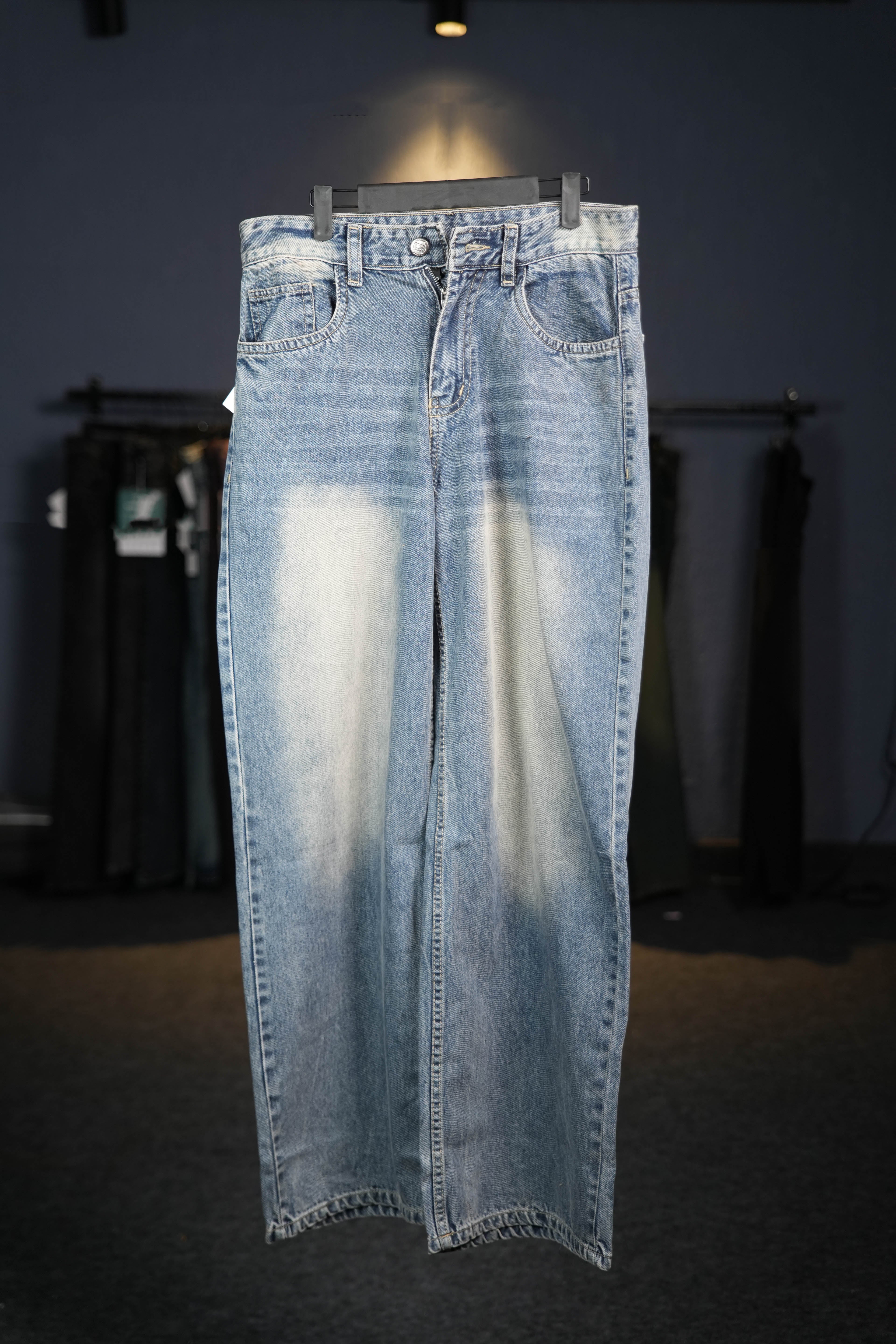 Vintage Blue Wide Leg Jeans