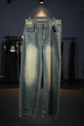 Vintage Green Wide Leg Jeans