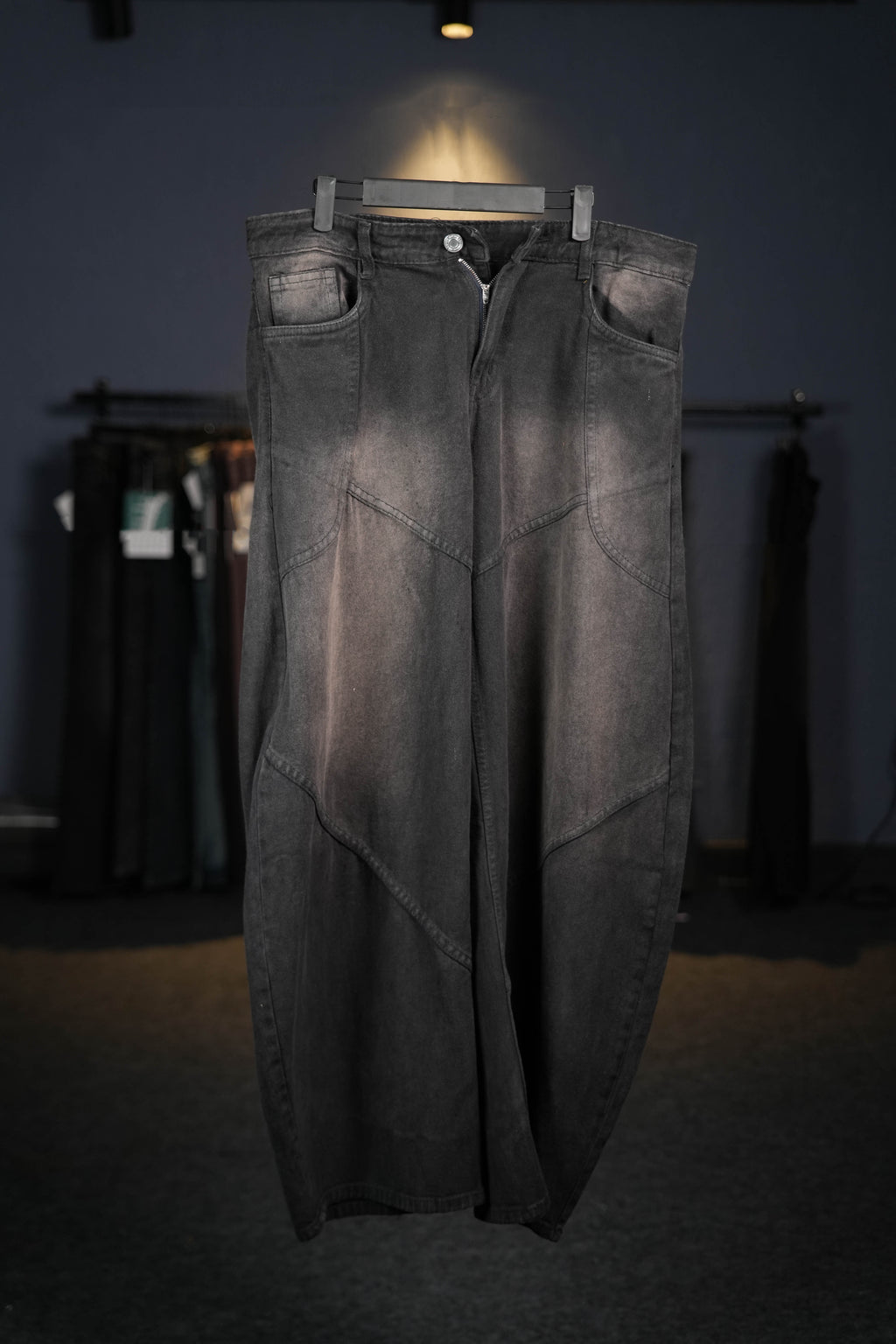 Brown Barrel Fit Jeans