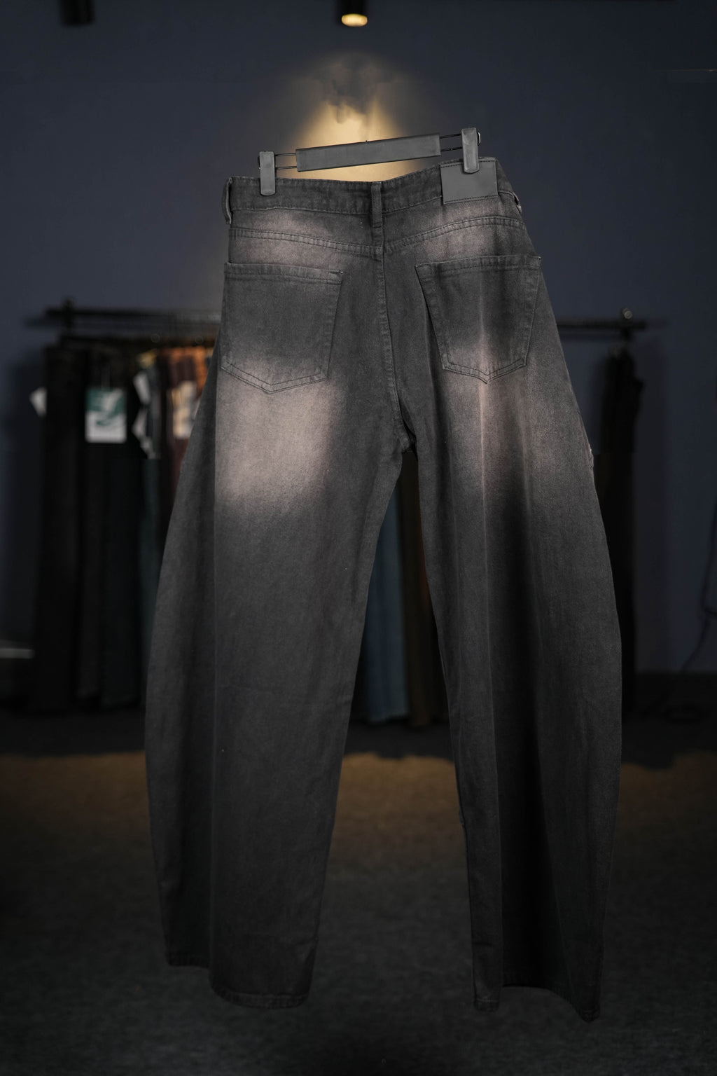 Brown Barrel Fit Jeans