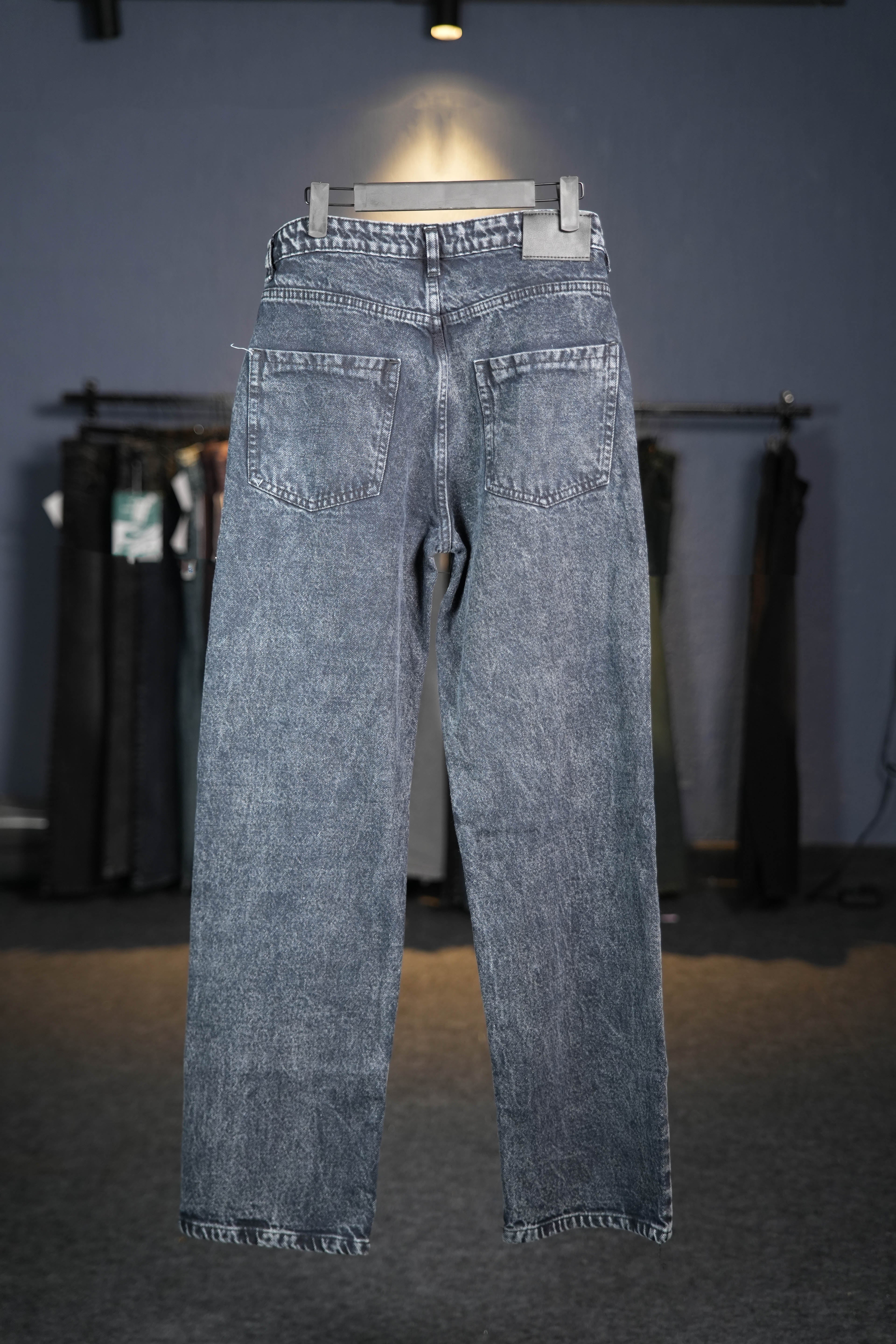 Dark Blue Straight Fit Jeans
