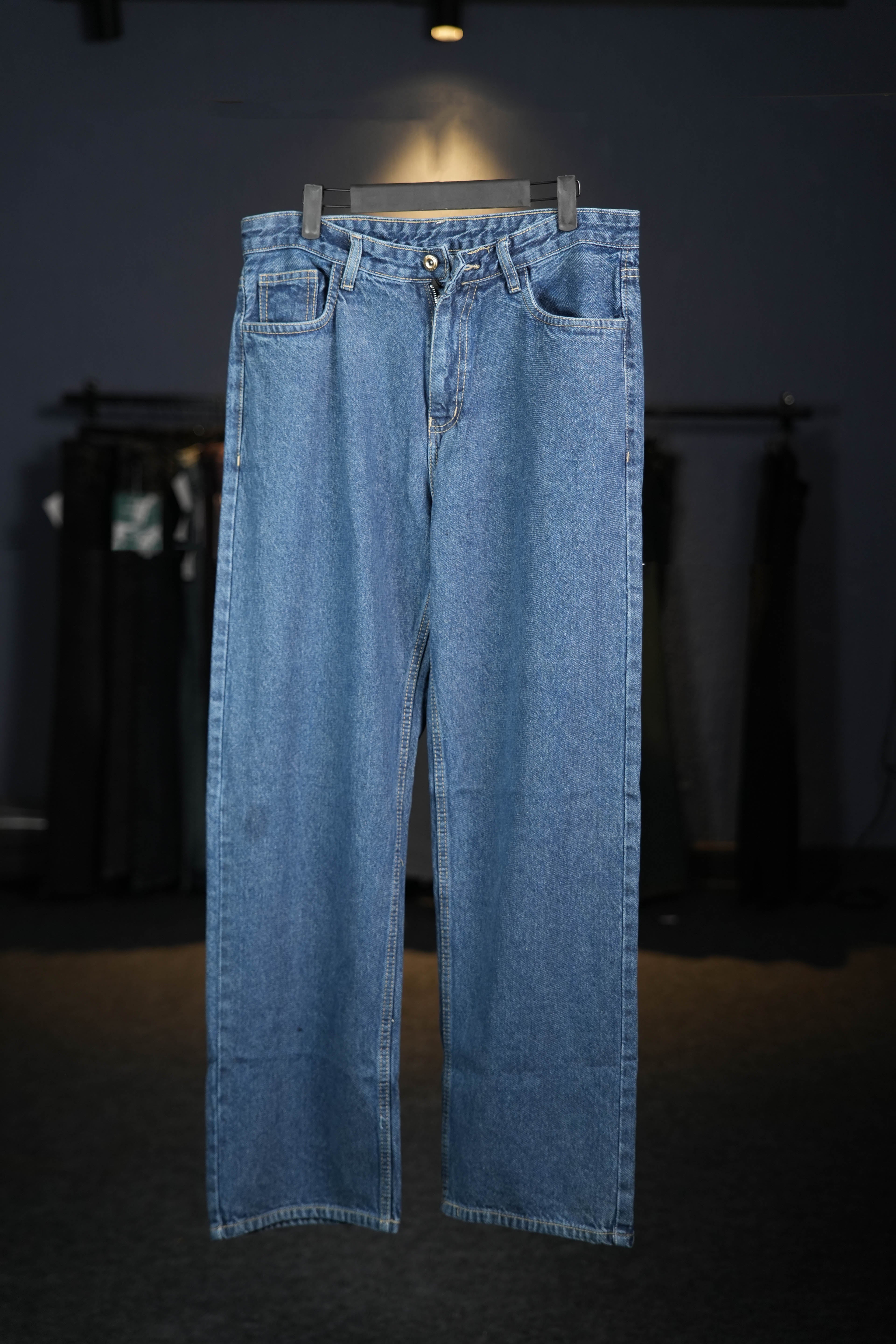 Classic Blue Straight Fit Jeans