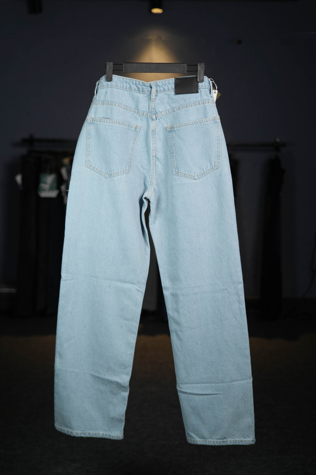 Ice Blue Straight Fit Jeans