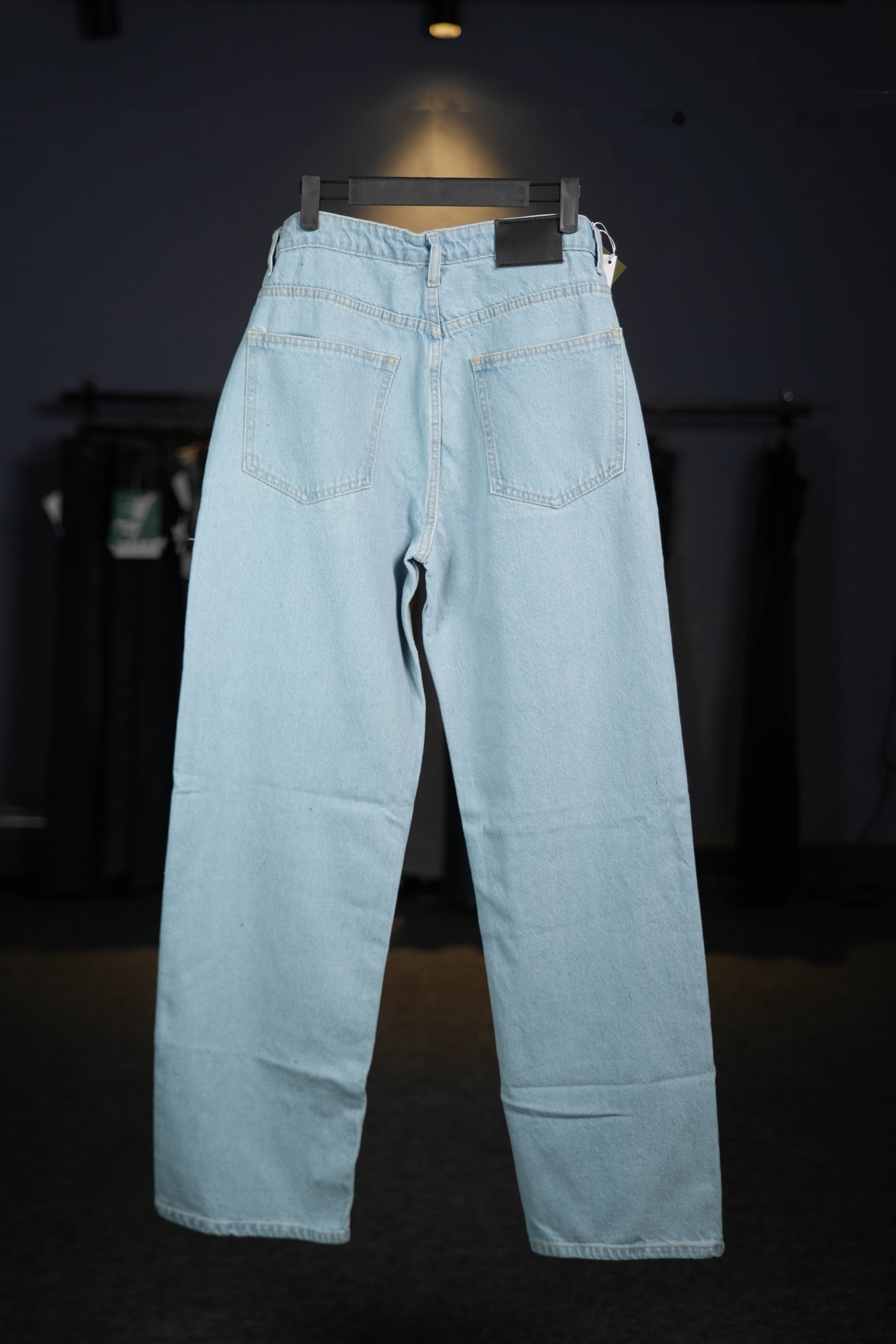 Ice Blue Straight Fit Jeans