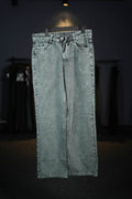 Vintage Green Straight Fit Jeans