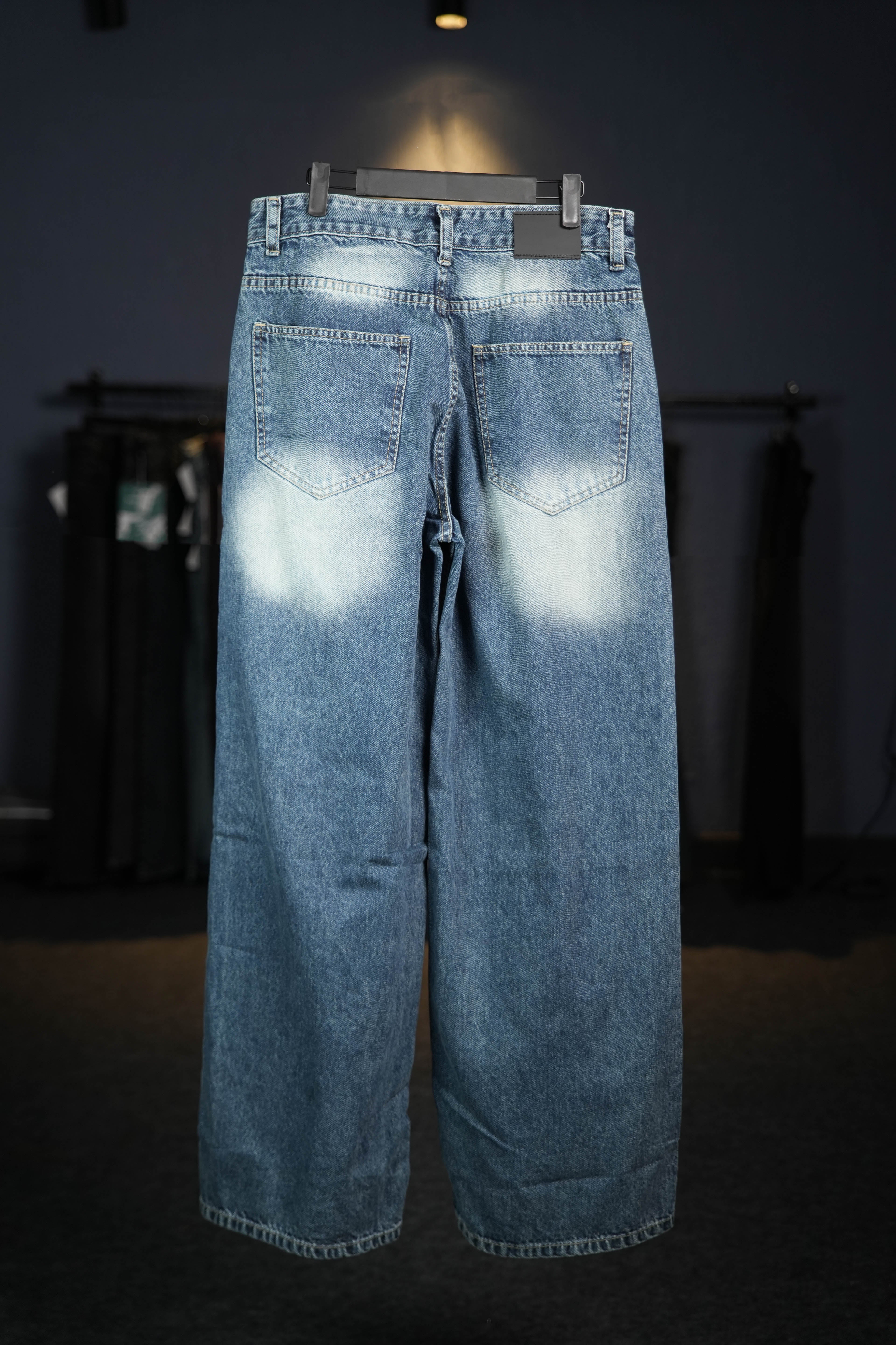 Classic Blue Wide Leg Jeans