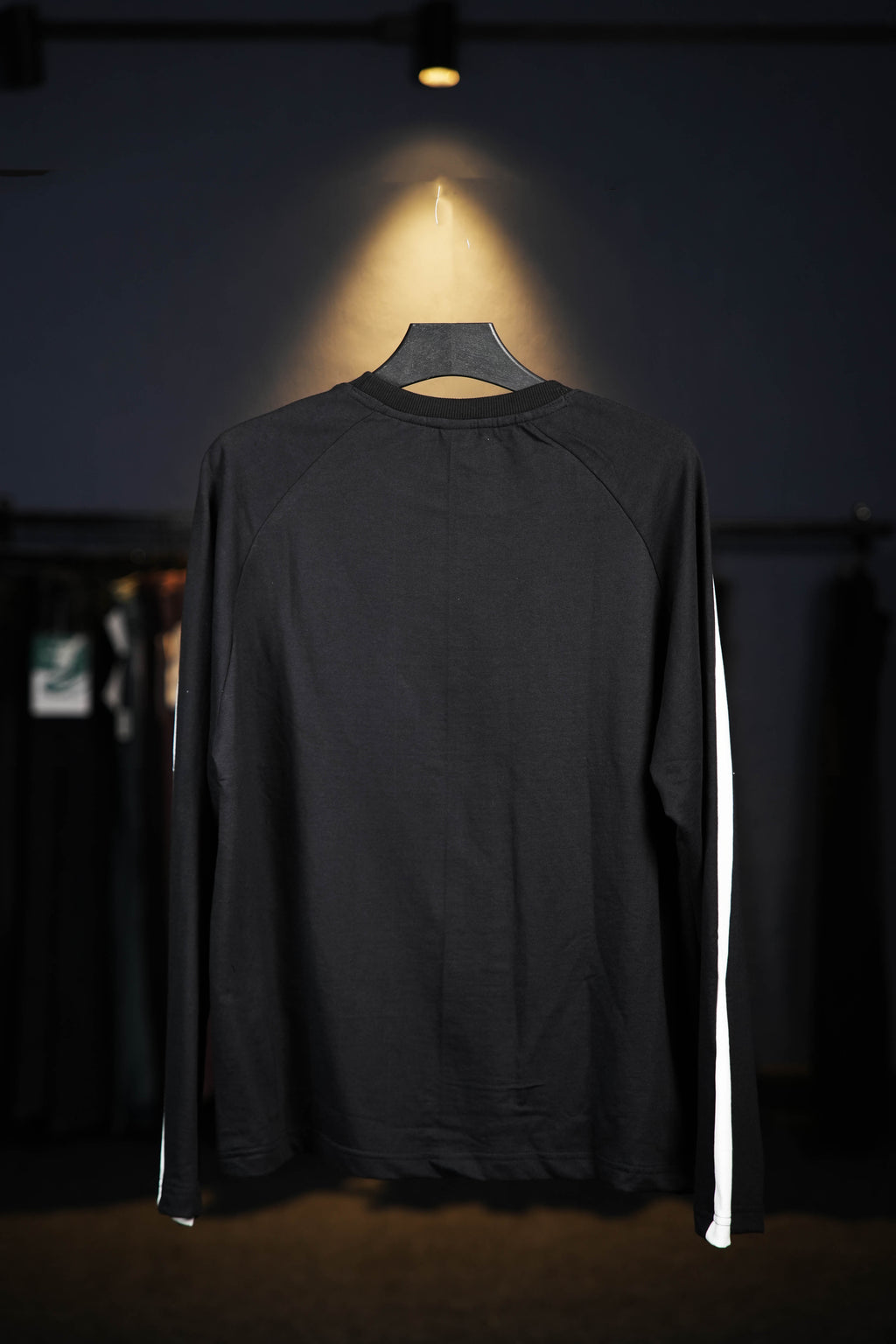 Black Patched Long Sleeves