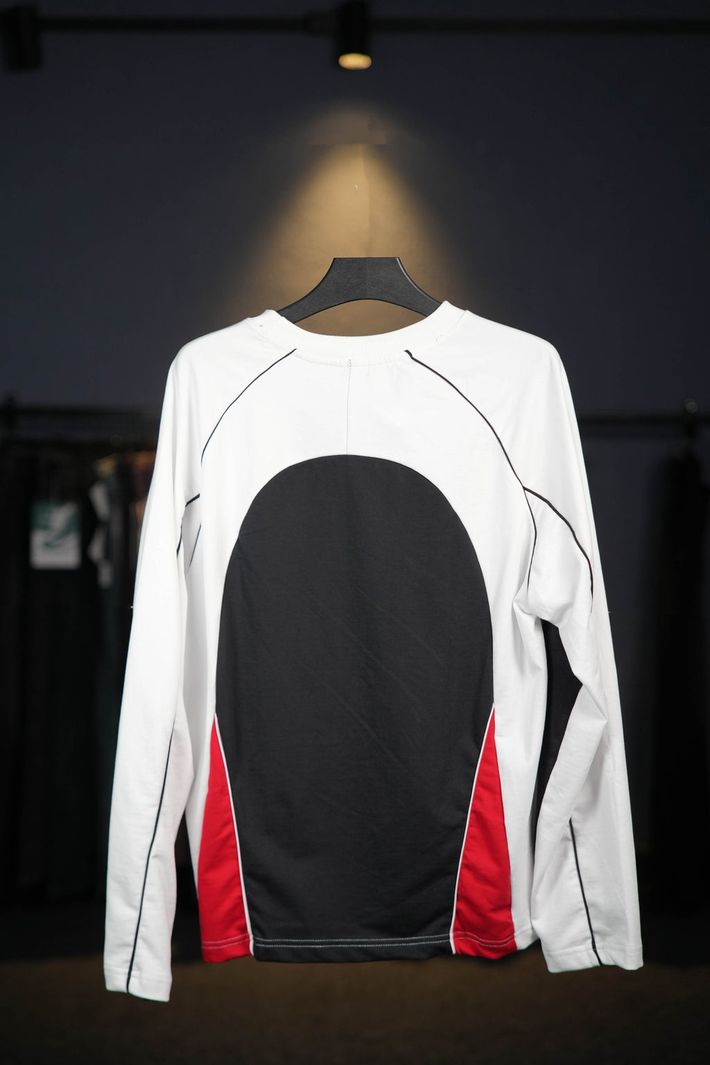 White Patched Long Sleeves