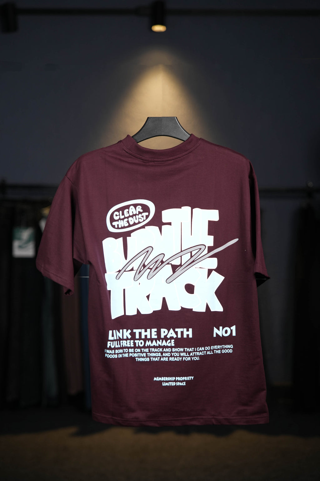 Maroon Oversized T-shirt