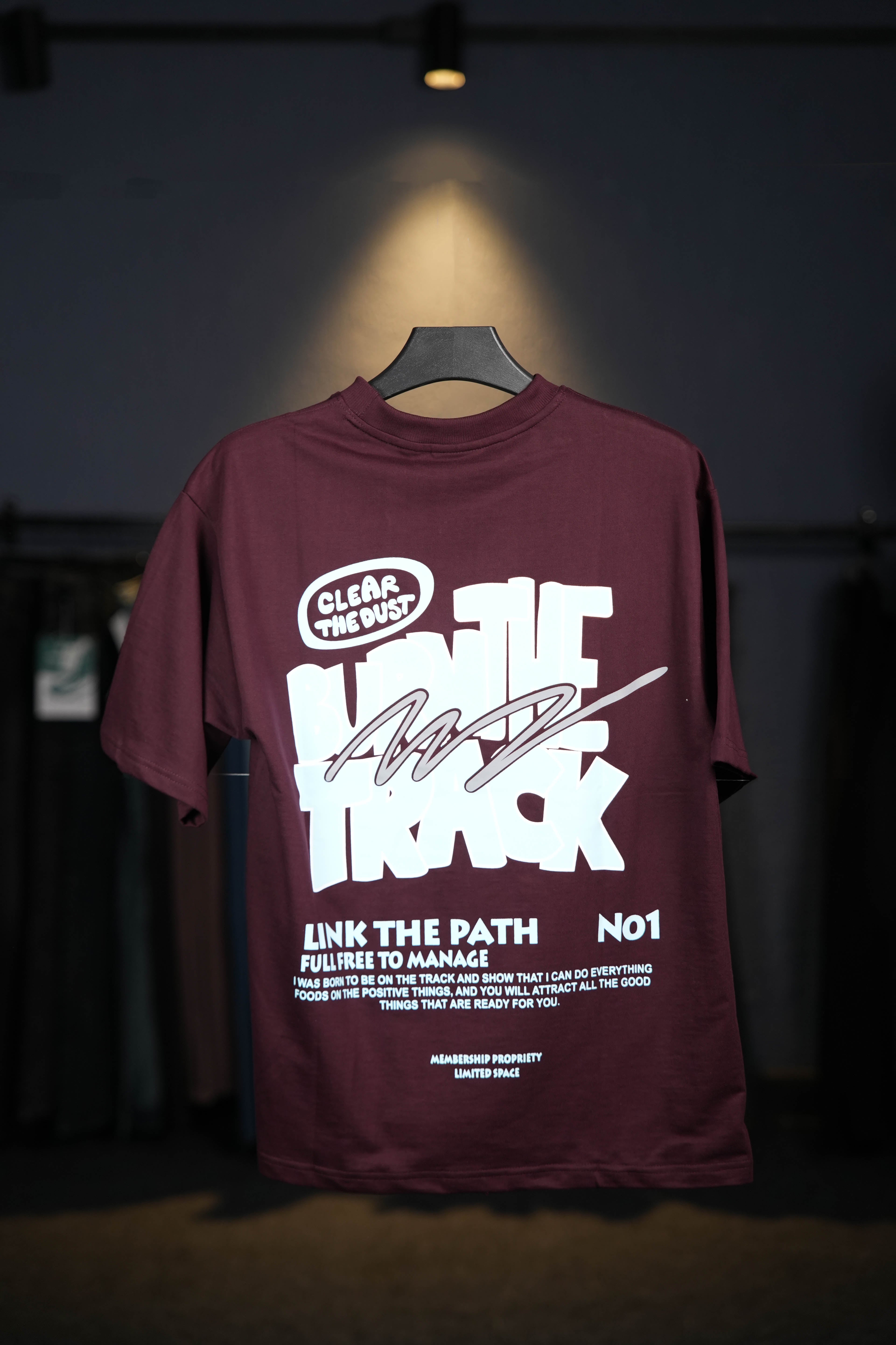Maroon Oversized T-shirt