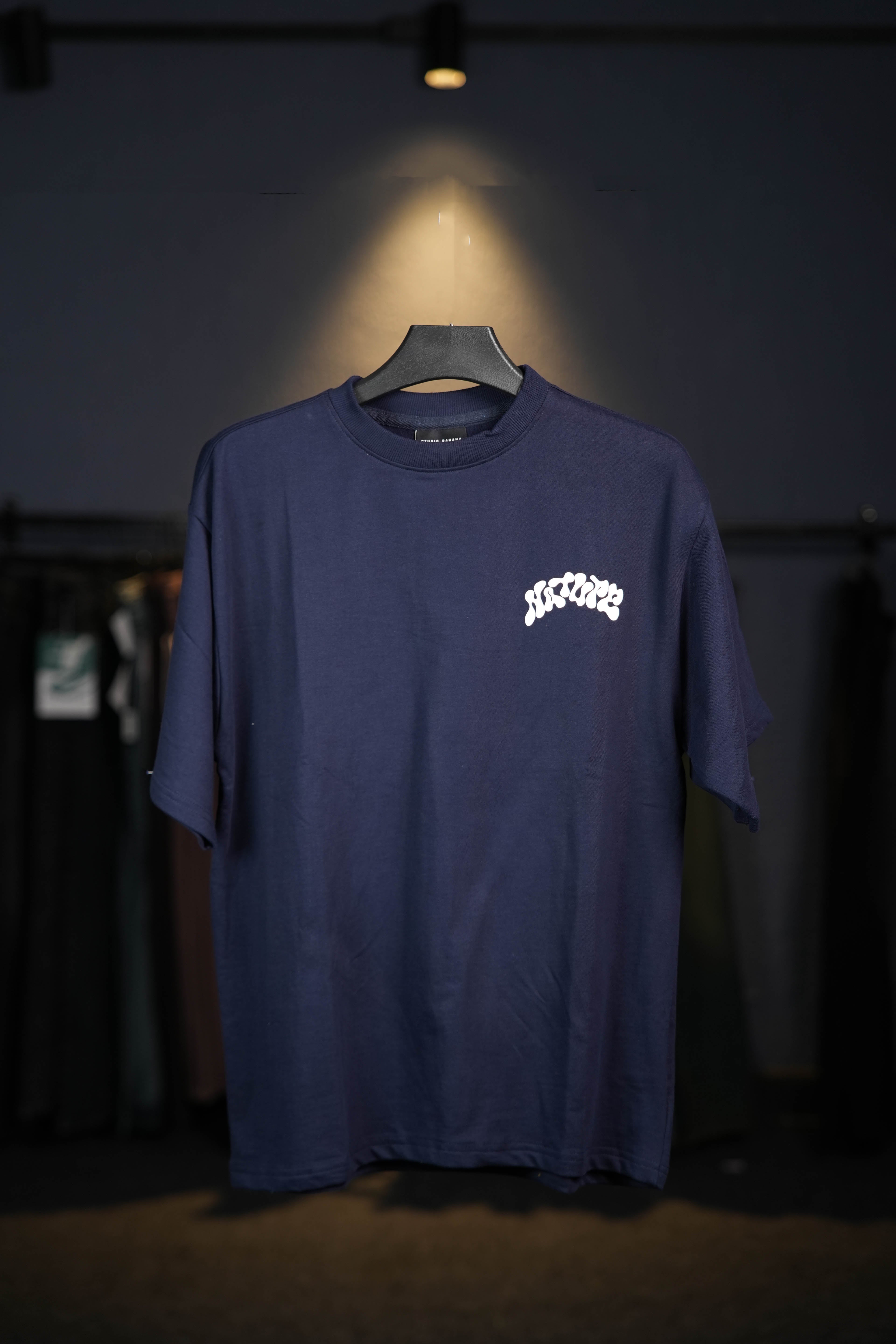 Navy Blue Oversized T-shirt