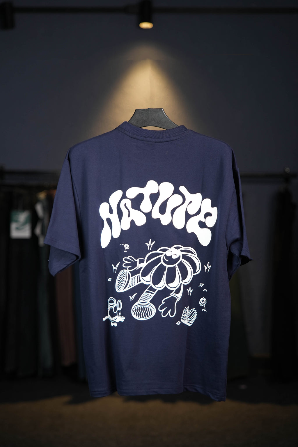 Navy Blue Oversized T-shirt