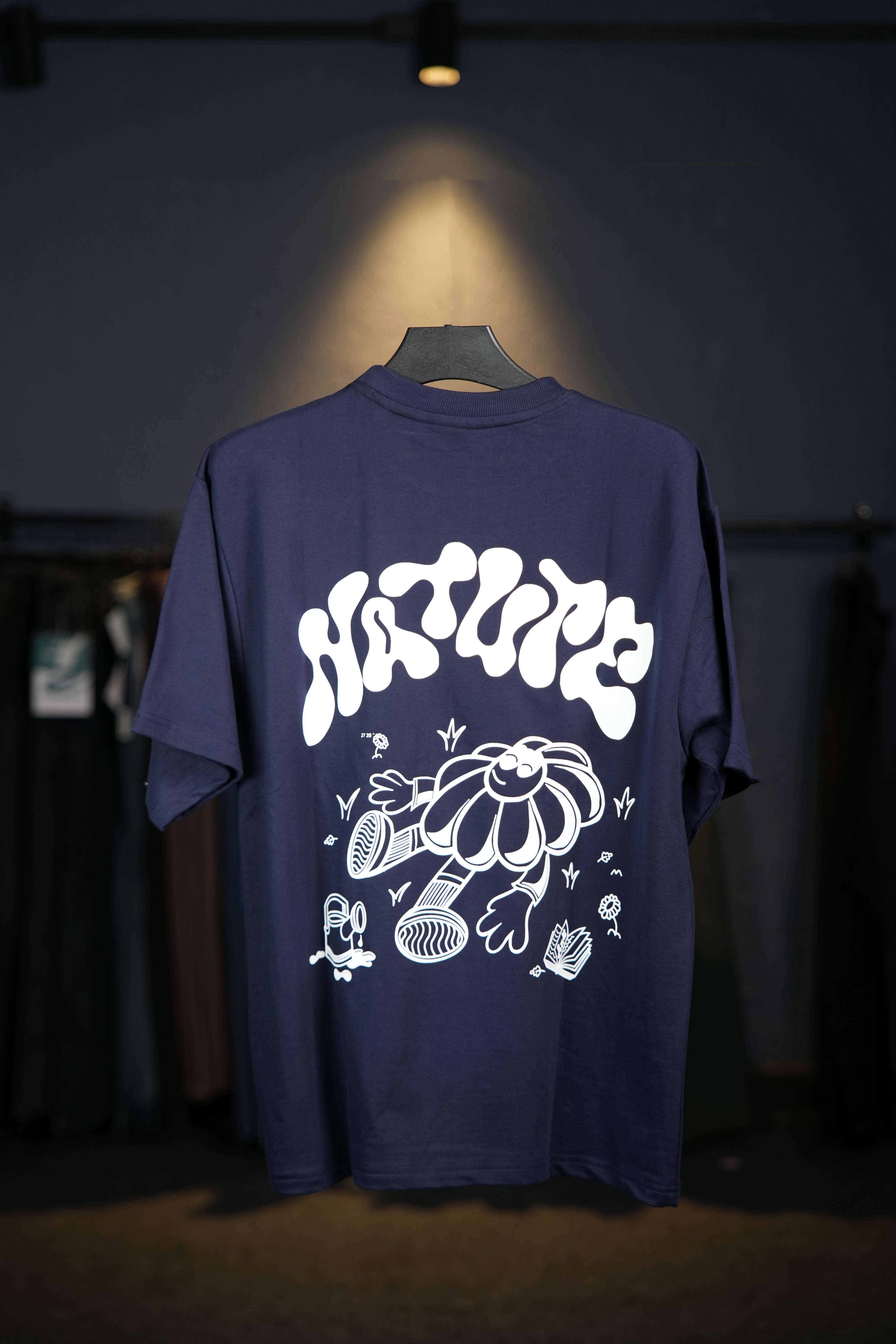 Navy Blue Oversized T-shirt