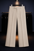 Dark Beige Bootcut Pants