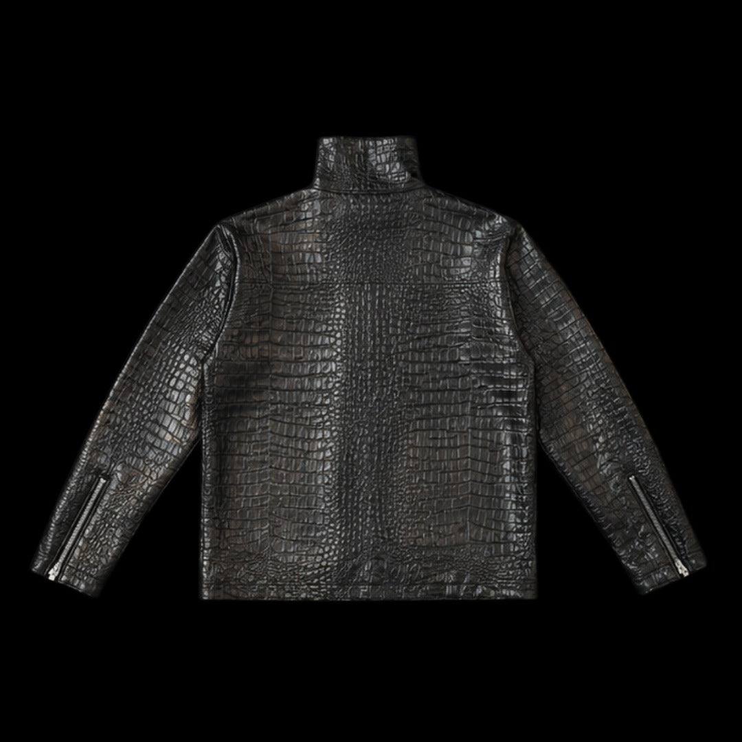 BLACK LEATHER JACKET