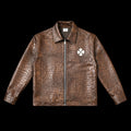 BROWN LEATHER JACKET