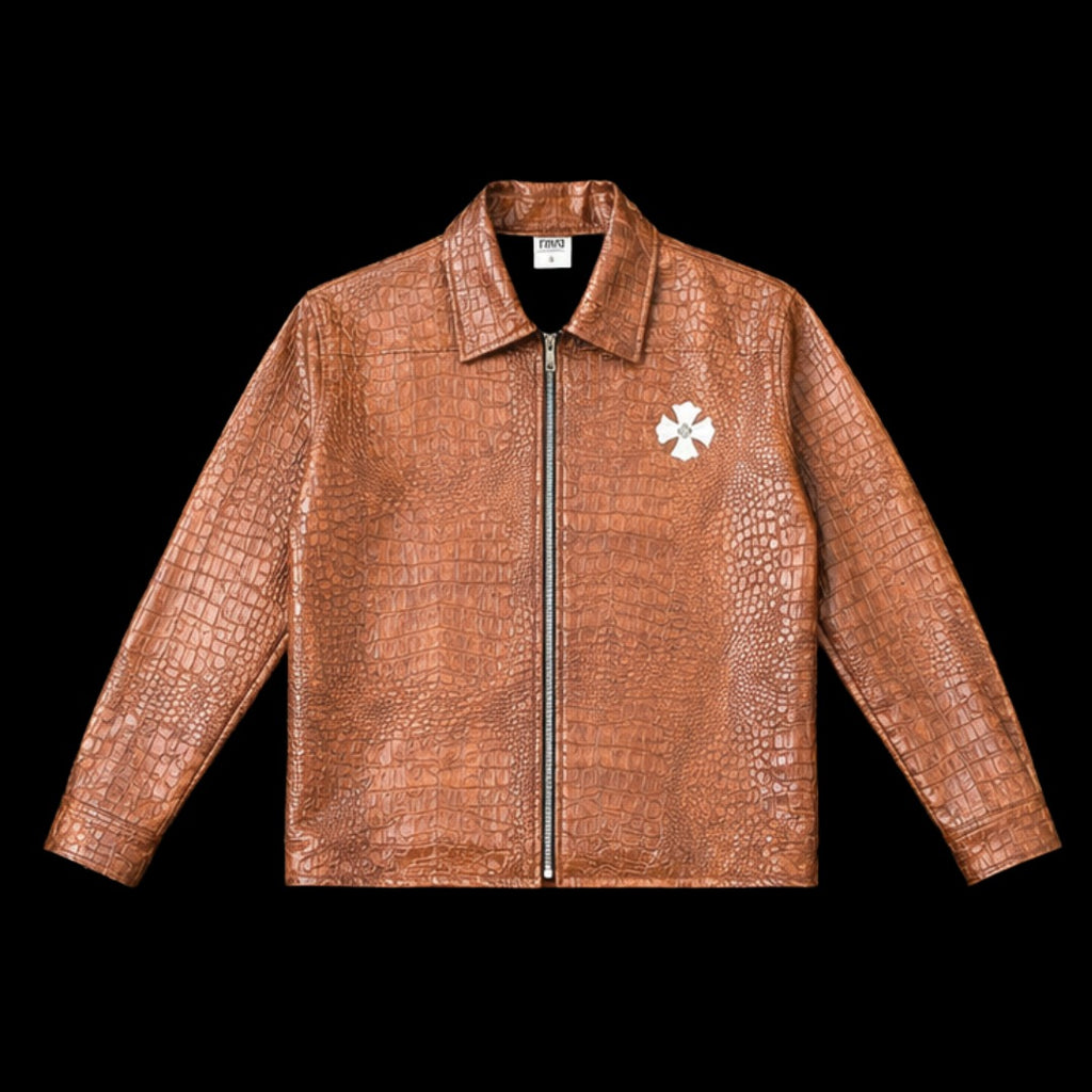 TAN LEATHER JACKET