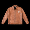 TAN LEATHER JACKET