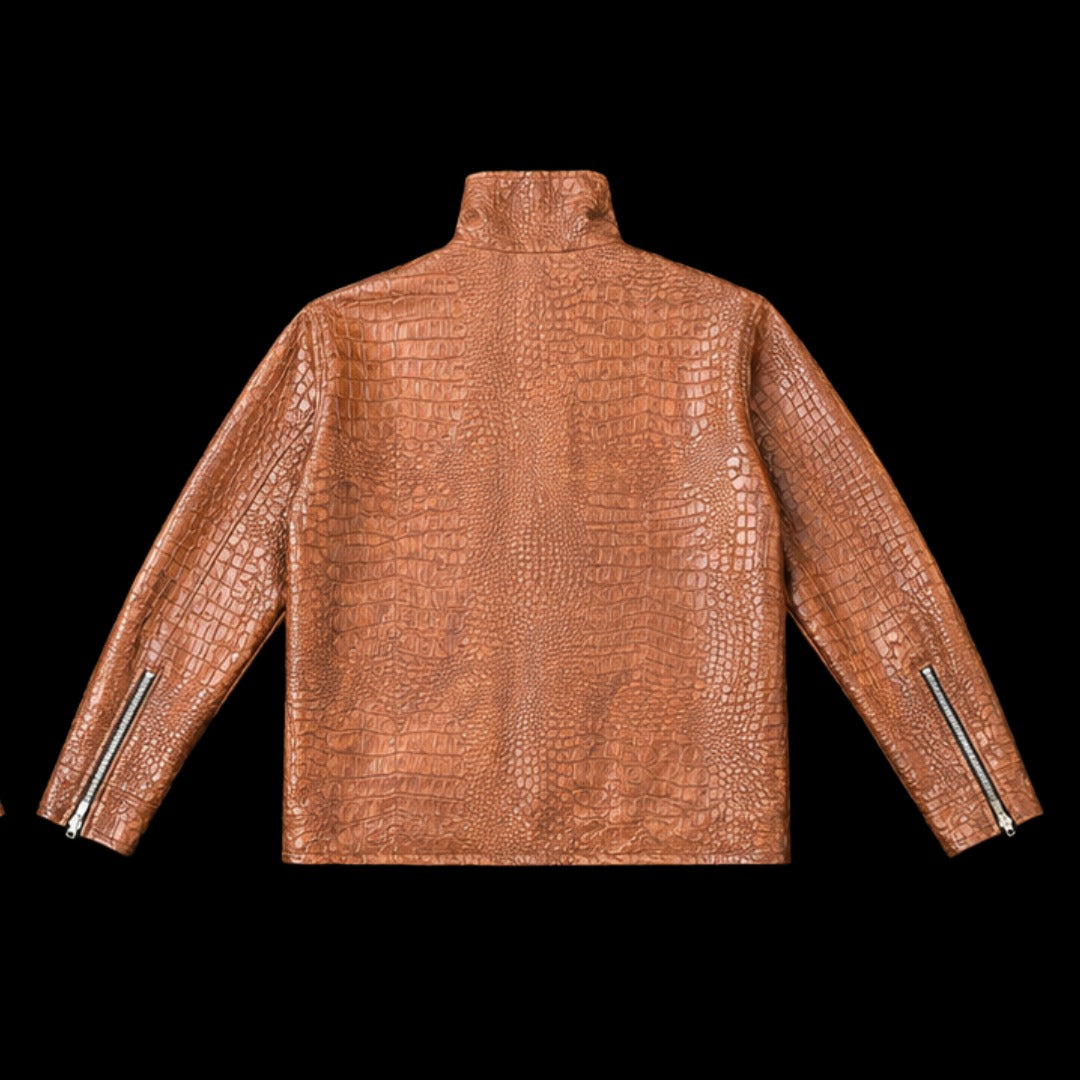 TAN LEATHER JACKET